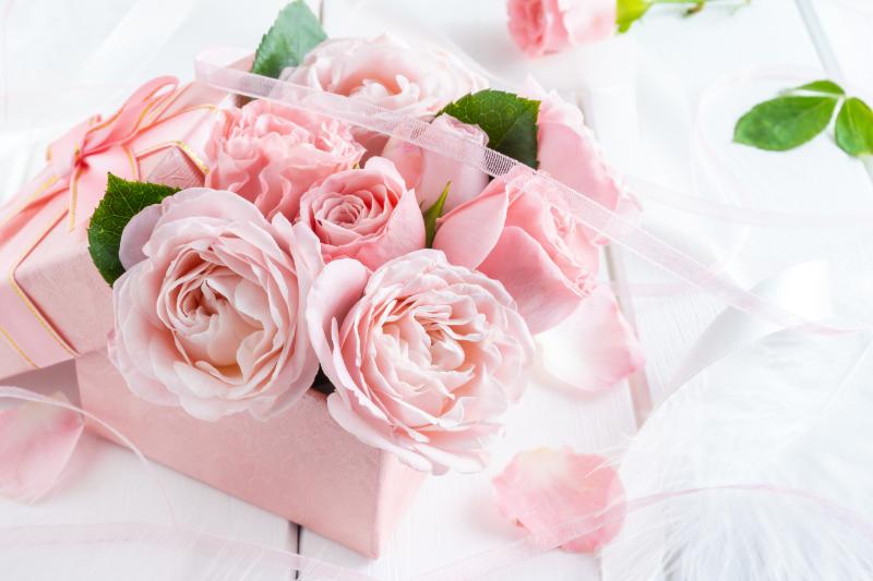 退職祝いのフラワーボックスで使用される花タイプ