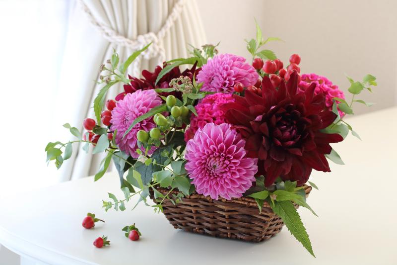 秋におすすめのフラワーアレンジメントの花材