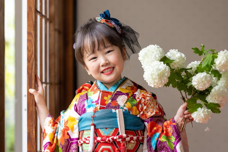 七五三 フラワーアレンジメント イメージ