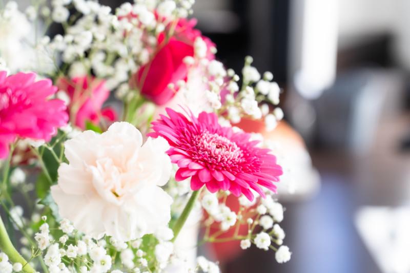 ガーベラのフラワーギフトが活躍するシーン