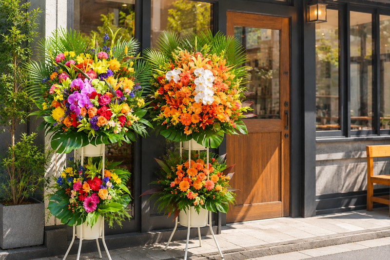 お店の開店祝いに贈る花の選び方